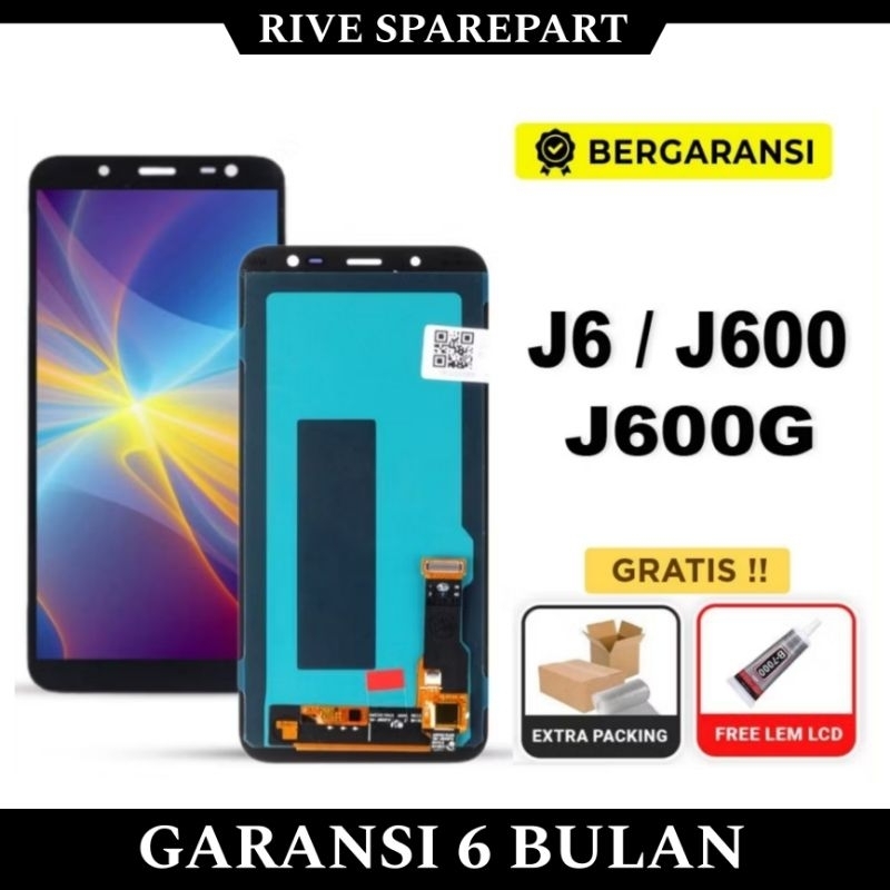 LCD SAMSUNG J6 / J600 / J600G / J600F / J6 2018 / A6 / A600 / A600F FULLSET TOUCHSCREEN ORIGINAL