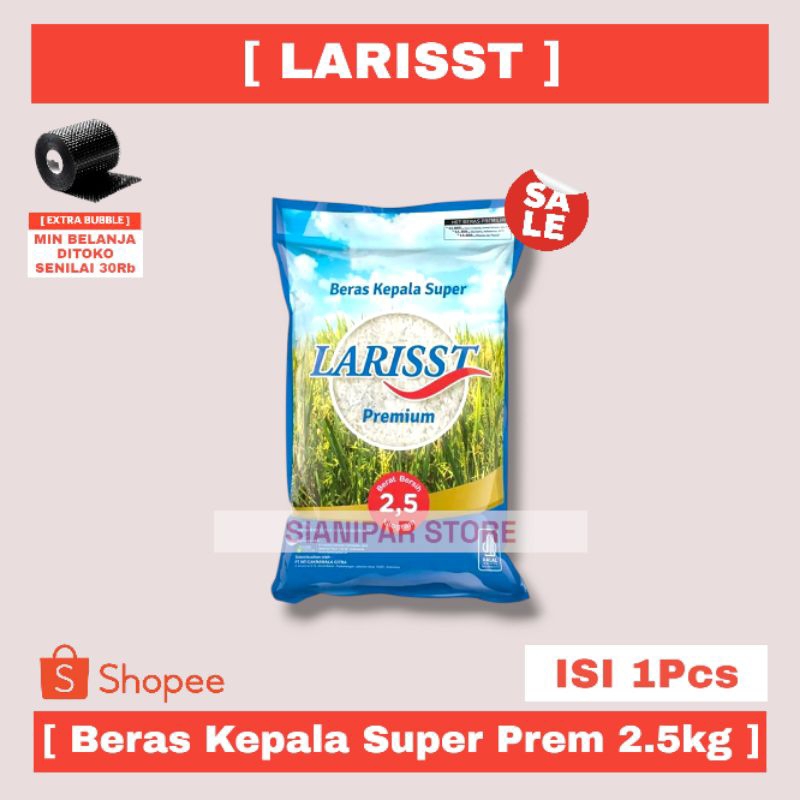

LARISST Beras Premium Kepala Super Sak 2.5Kg