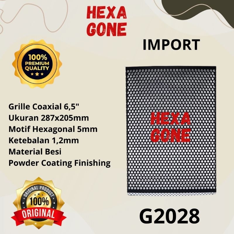 Grille ram speaker Coaxial 1x6,5" import