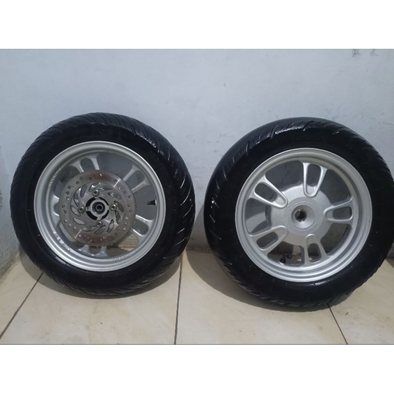 VELG SCOOPY NEW 2020 - 2024 RING 12 + BAN ORIGINAL AHM COPOTAN