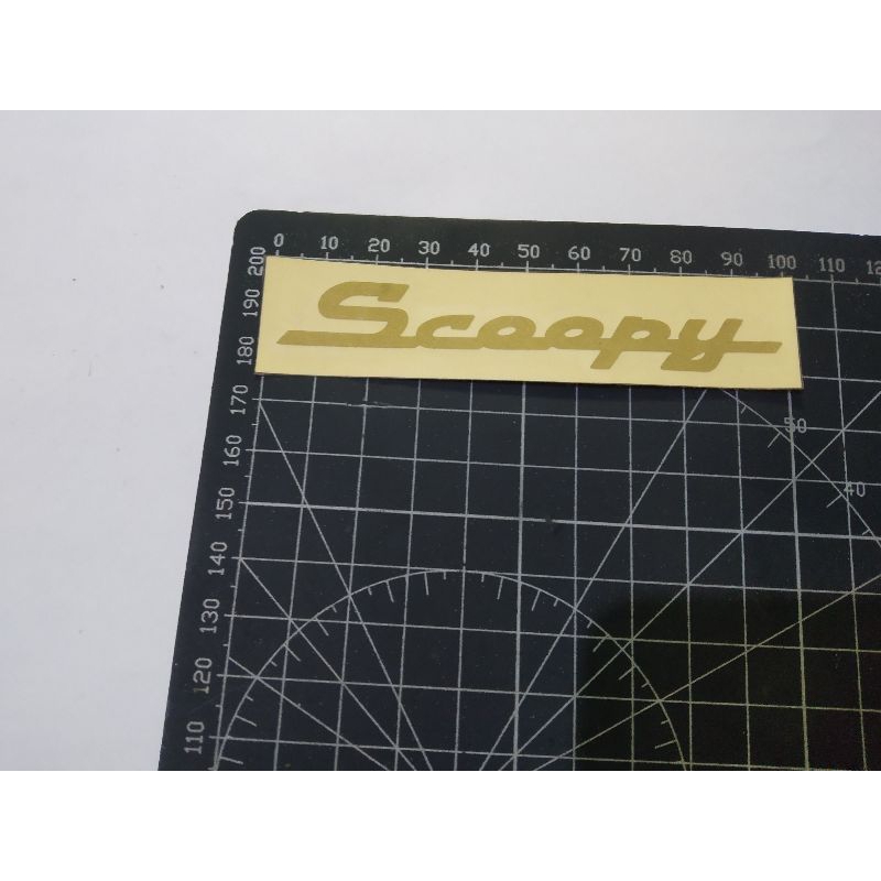 stiker cutting scoopy