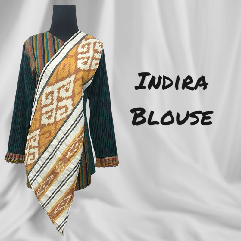 LAVANYA INDIRA BLOUSE TENUN LURIK WANITA MASA KINI