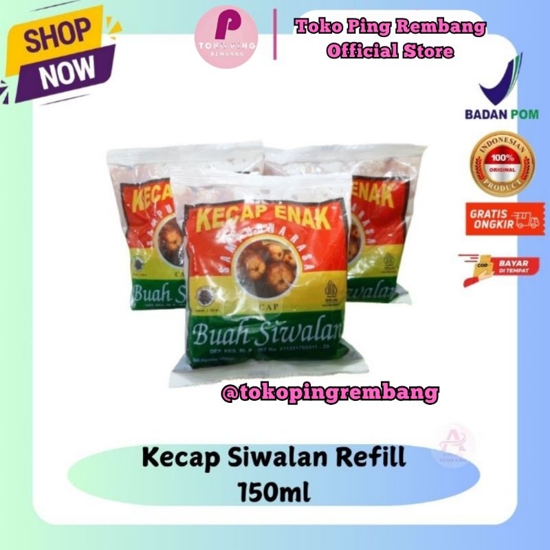 

Kecap Enak Buah Siwalan Refill 150ml