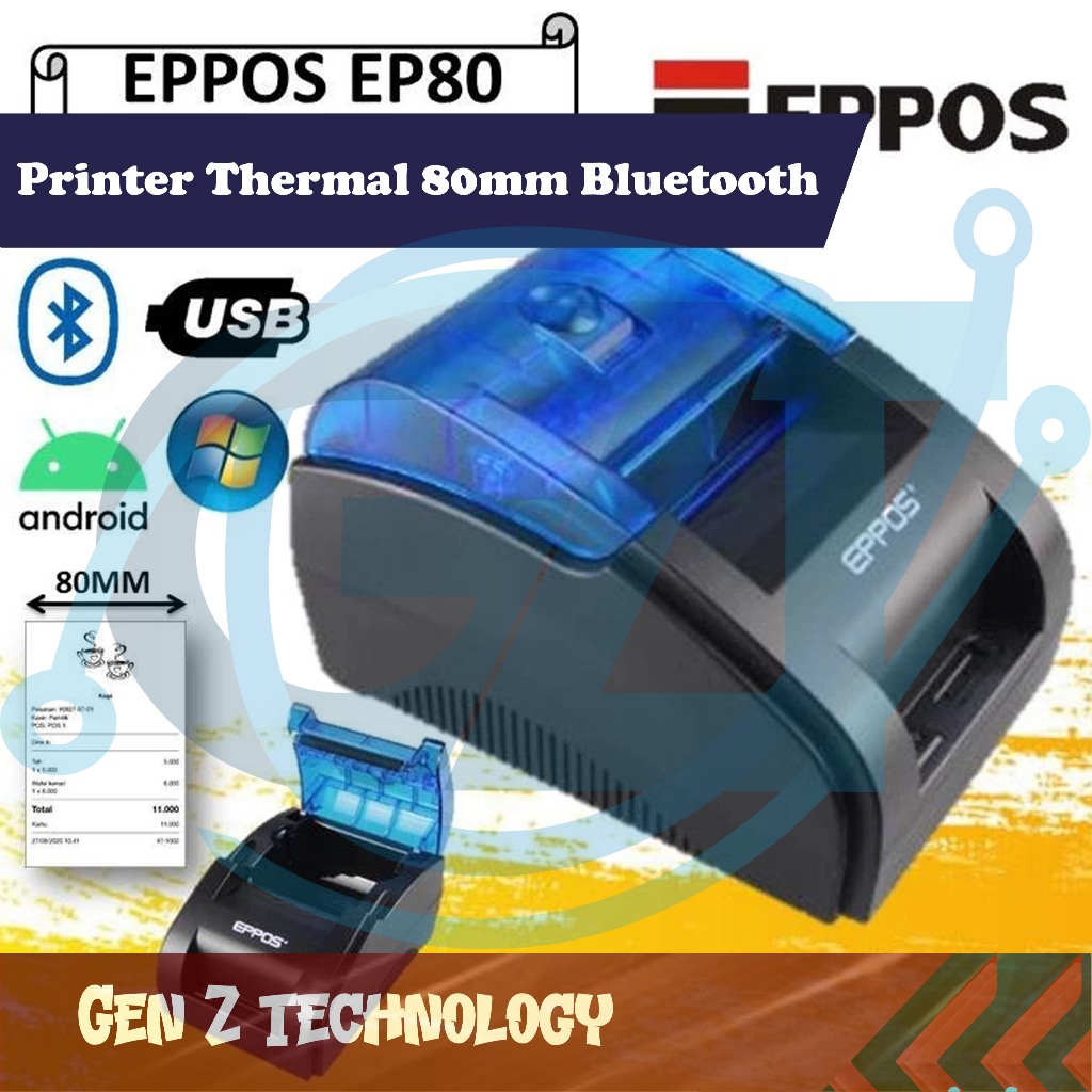 PRINTER THERMAL BLUETOOTH EPPOS EP-80 PLUS 80MM