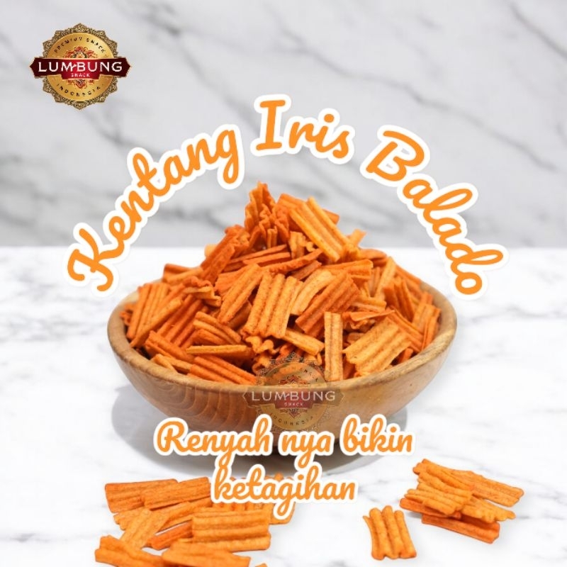 

Camilan Snack Kentang Iris 250gr Renyah dan Nikmat