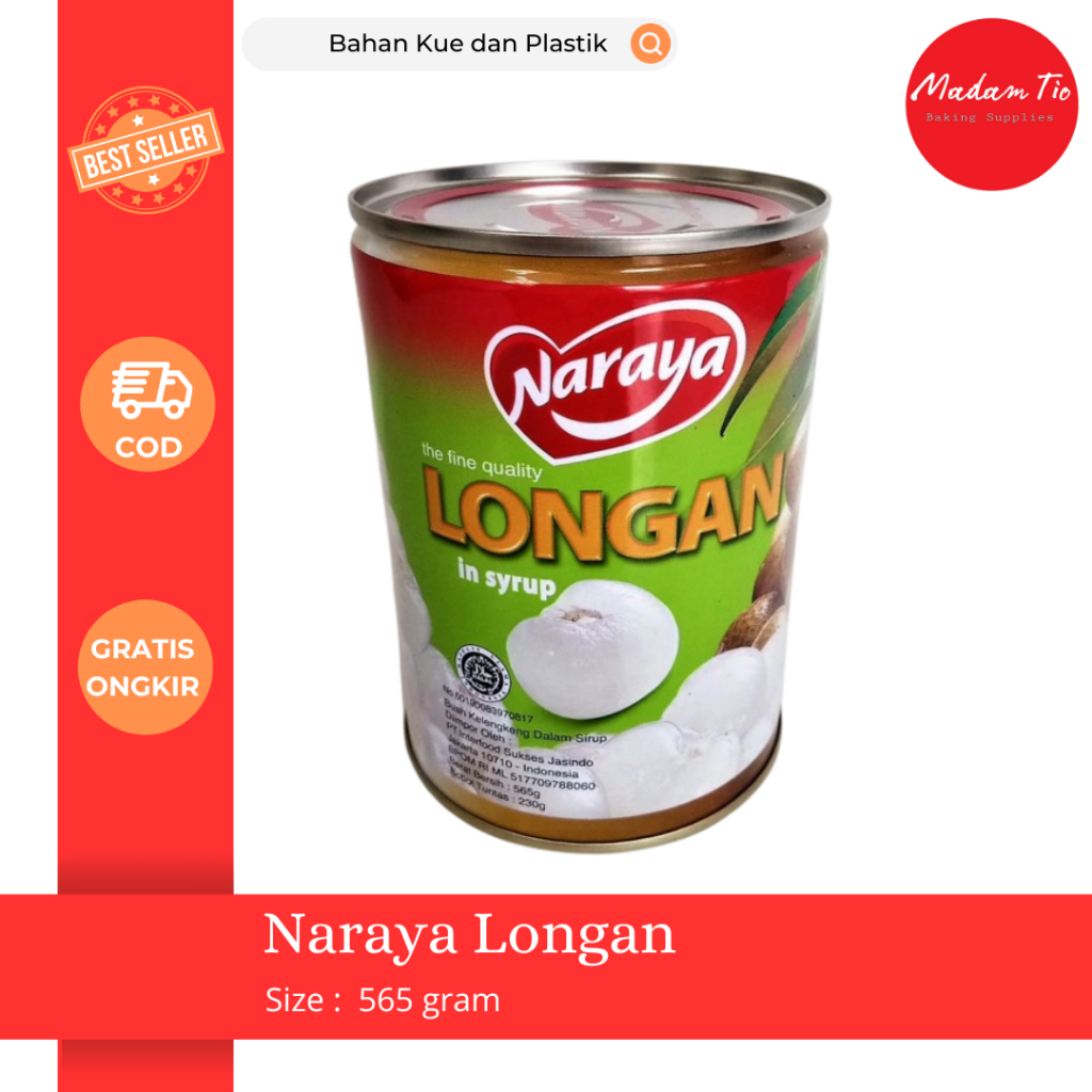 

Naraya Longan 565 gram 1pcs