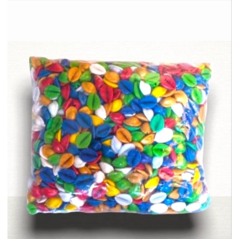 kuwuk warna kuwuk plastik kuwuk warna 100gram mainan anak jadul biji congklak