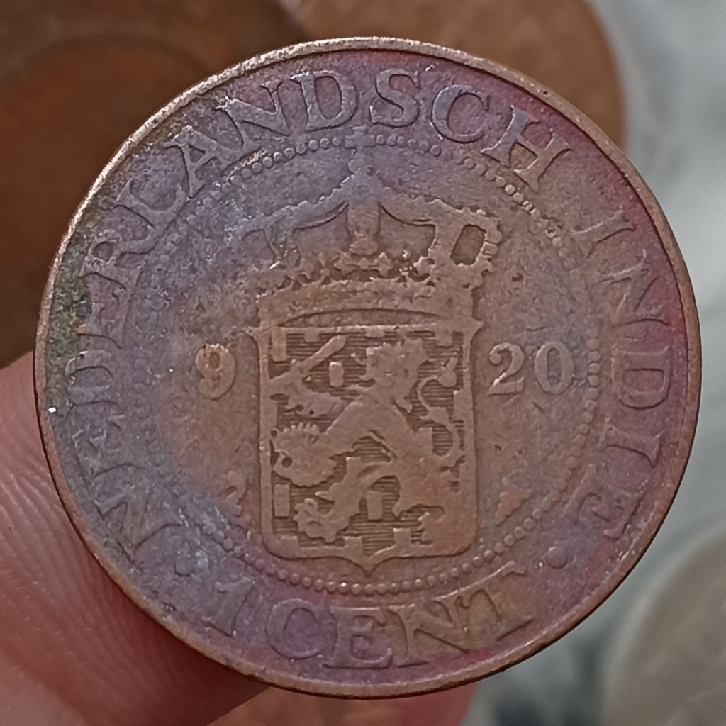 Koin Kuno Bengol Nederlandsch Indie 1 Cent Tahun 1920