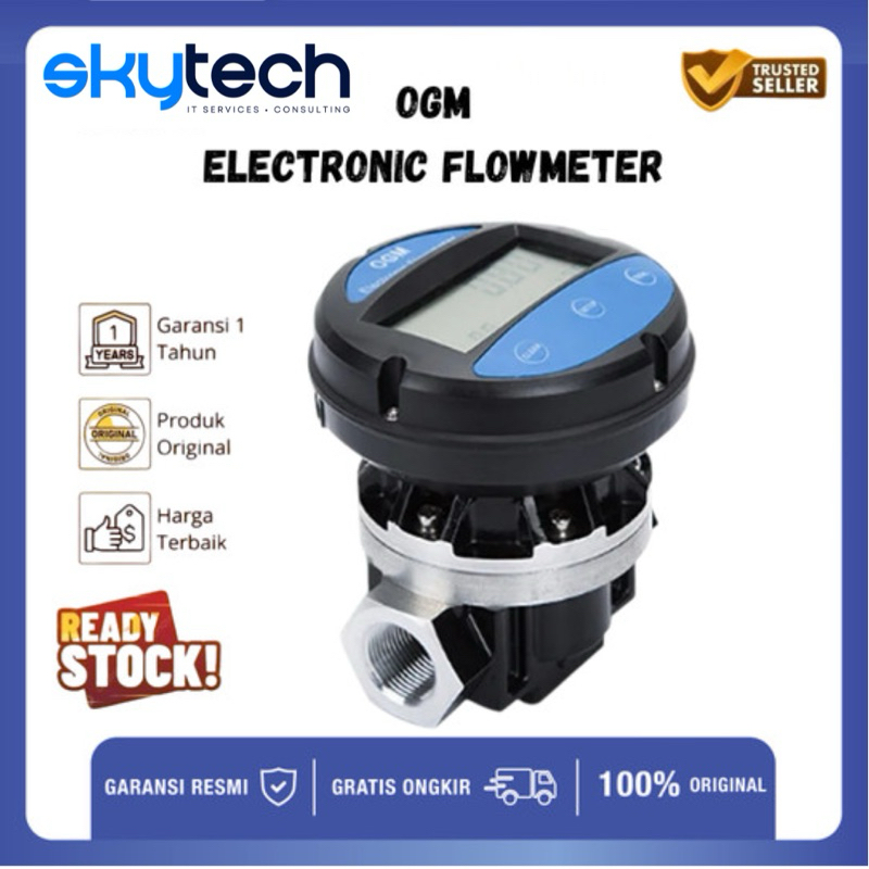 DIGITAL FLOW METER OGM SIZE 1 INCH - OGM FUEL FLOW METER DIGITAL 25MM