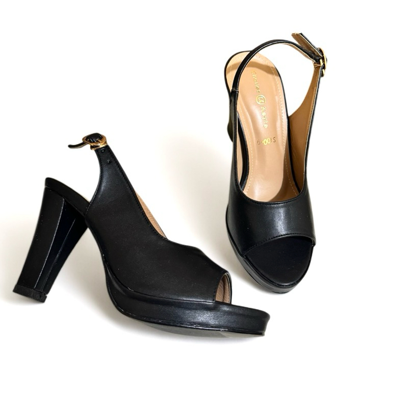 SOFIYA 1220-4 - PATRIS HIGH HEELS WANITA NEW SIMPLE MODEL TINGGI 9cm DOFF GLOSSY