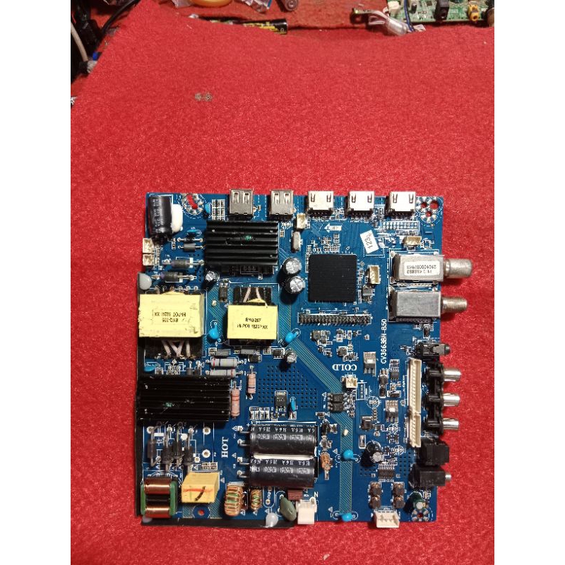 mb tv led POLYTRON PLD43S883 43S883 / MAINBOARD / MOTHERBOARD / MOBO MB MESIN TV POLYTRON PLD 43S883