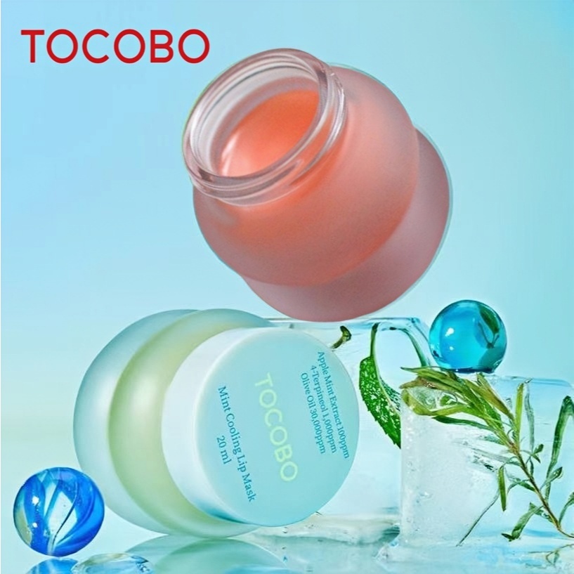 TOCOBO Lemon Sugar Scrub Lip Mask / TOCOBO Vita Glazed Lip Mask 20ml [READY STOCK]