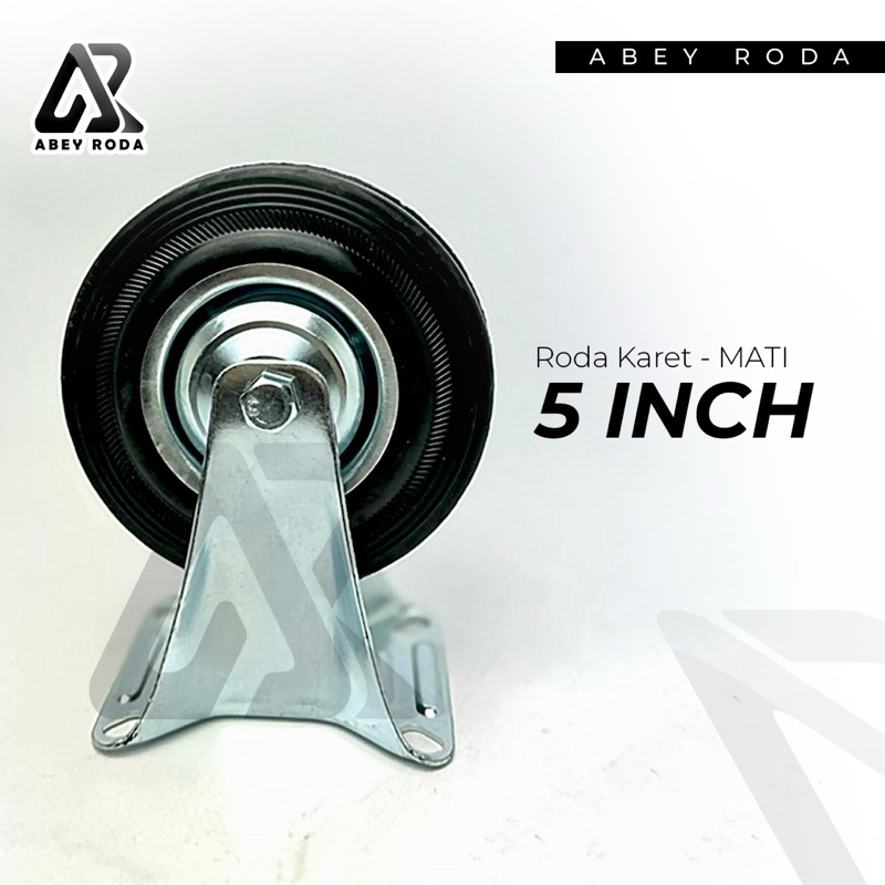 Roda Karet Troli 5 inch (MATI)