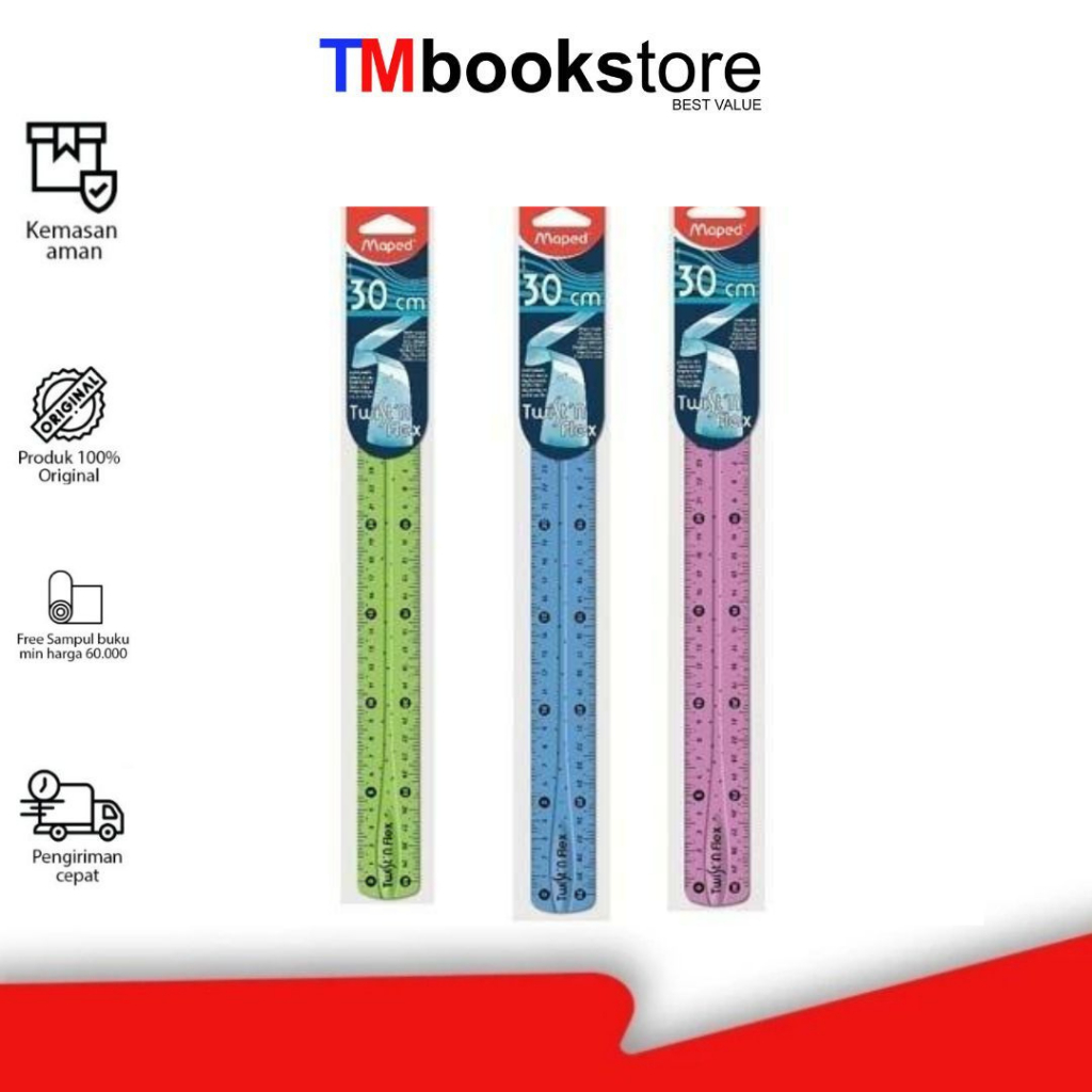 

MAPED TWIST N FLEX RULER 30CM 027900/027910