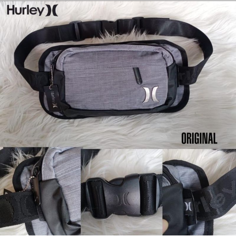 waist bag tas pinggang tas selempang pria hurley new