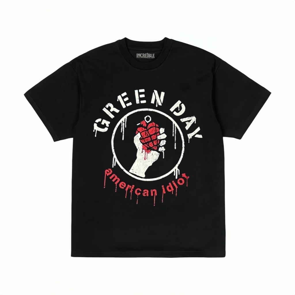Kaos Band Green Day American Idiot