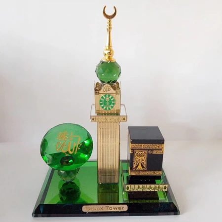 Miniatur Kristal Kabah Menara Jam Tower Mekah