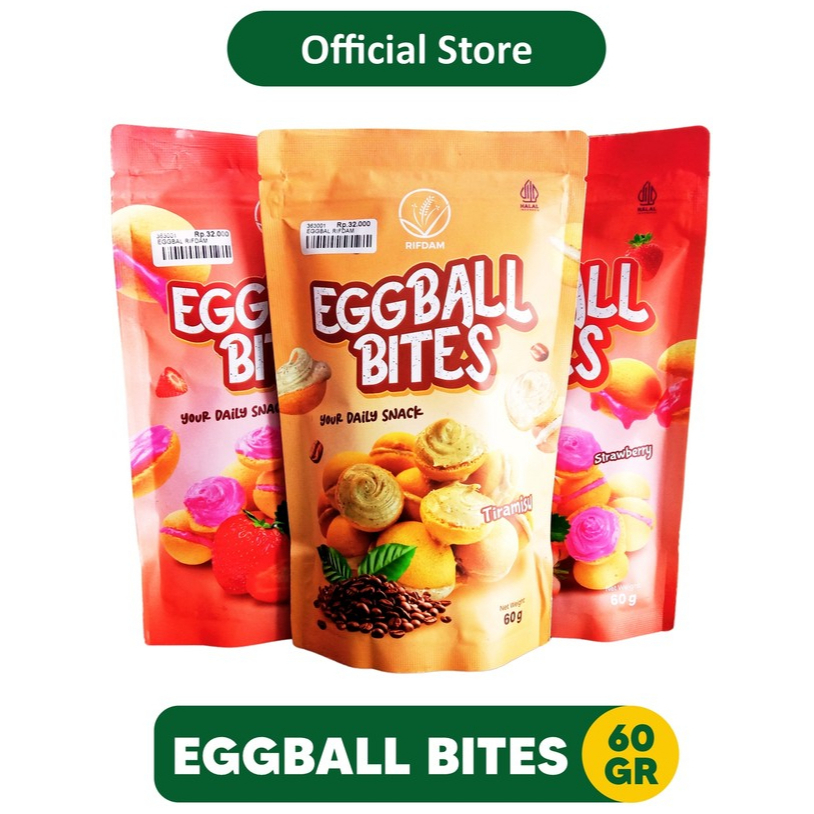 

Eggball Bites Biskuit Tiramisu Strawberry 60gr | Oleh Oleh Khas Batu Malang - 363001