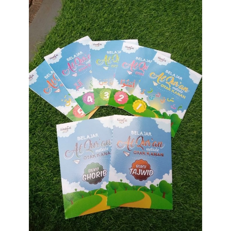 

BUNDLING 7 BUKU TILAWAH WAFA BUKU 1-5 & Tajwid Gharib