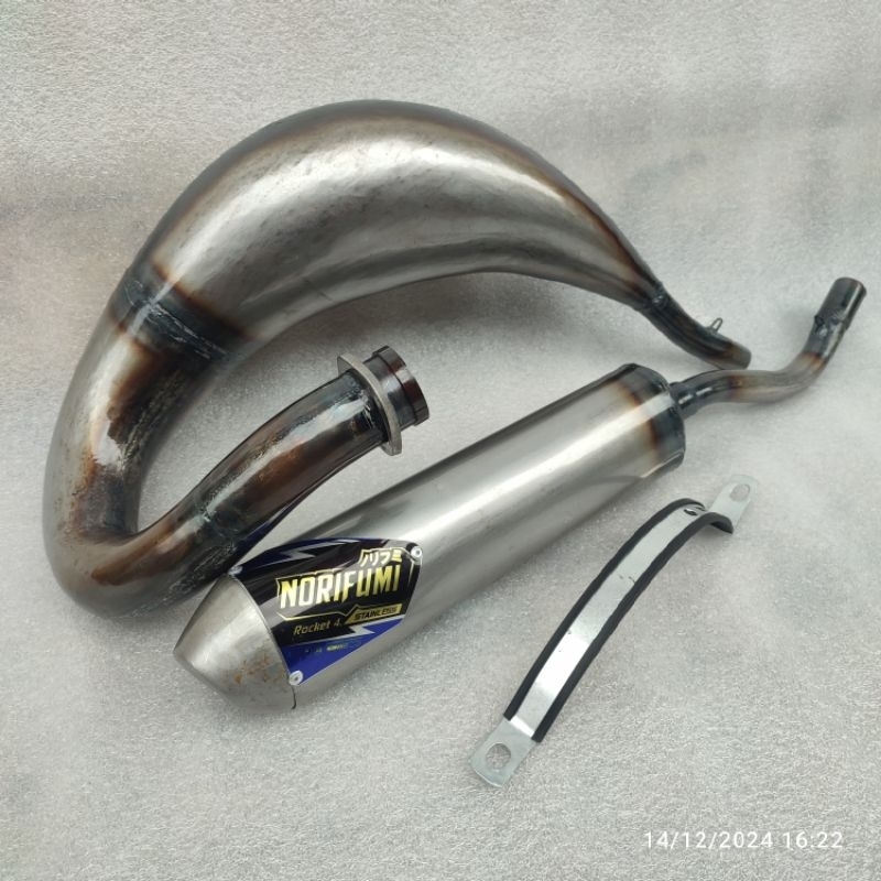 Knalpot NORIFUMI udang Ninja/King/RGR Trail standar racing