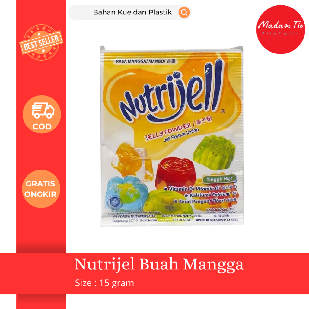 

Nutrijell Mango 15gram 1pcs