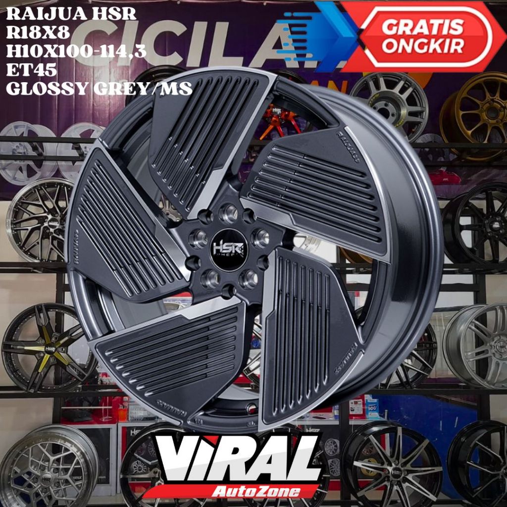 HSR RAIJUA RING 18 R18 UNTUK VELG MOBIL CAPTIVA , HARIER , CRV , CRETA