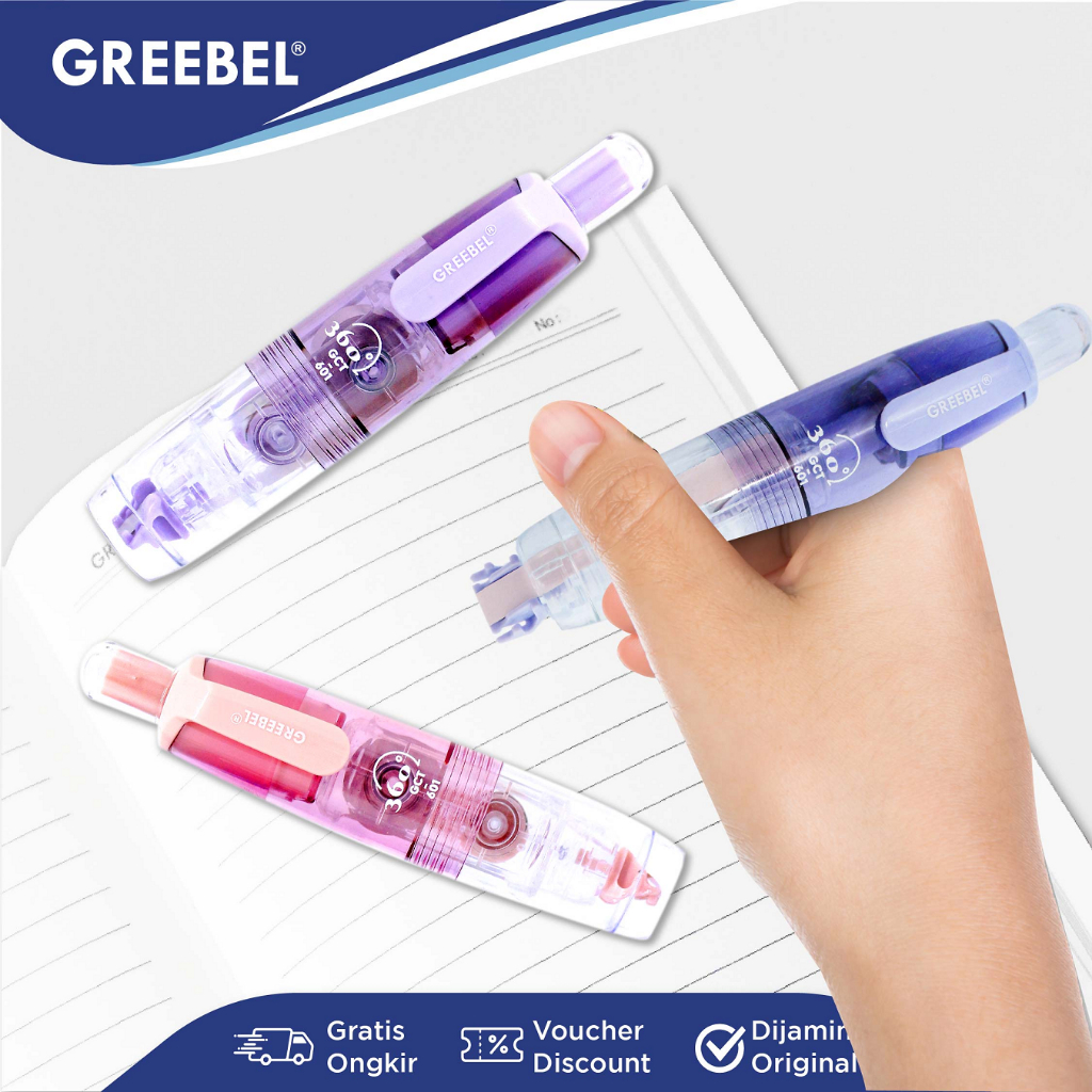 

GREEBEL - CORECTION TAPE TIP X KERTAS ROLL 6M CETEKAN GCT-601