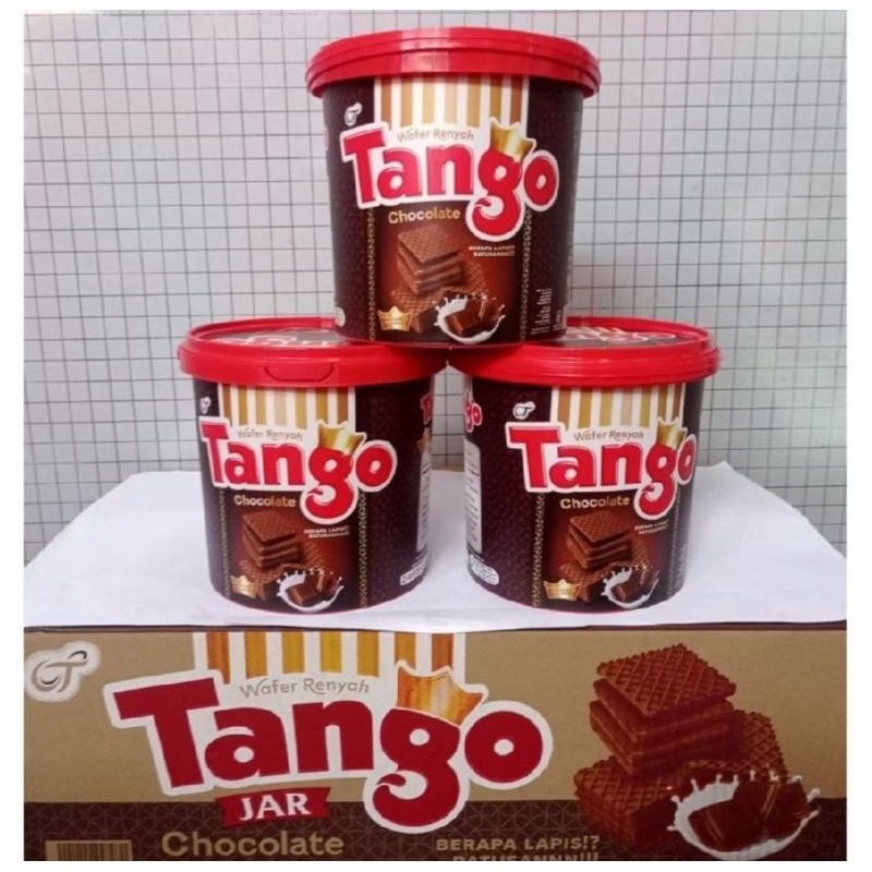 

1 Toples Tanggo Wafer tango jar 240gr Rasa Coklat