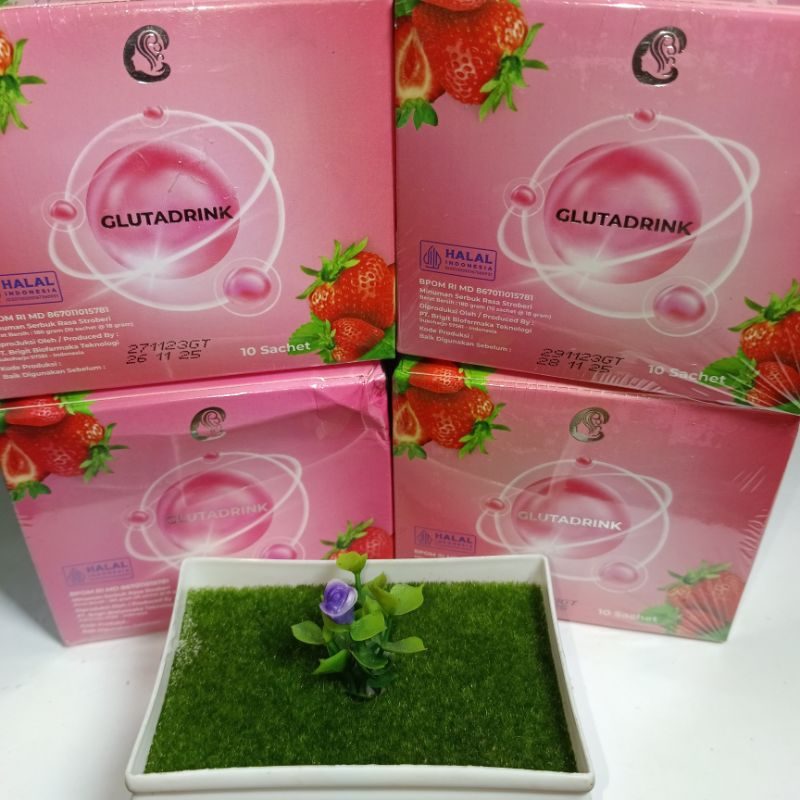 

✨UMMA✨ FREE GIFT Glutadrink Box Can Beauty Bpom Halal isi 10 Sachet