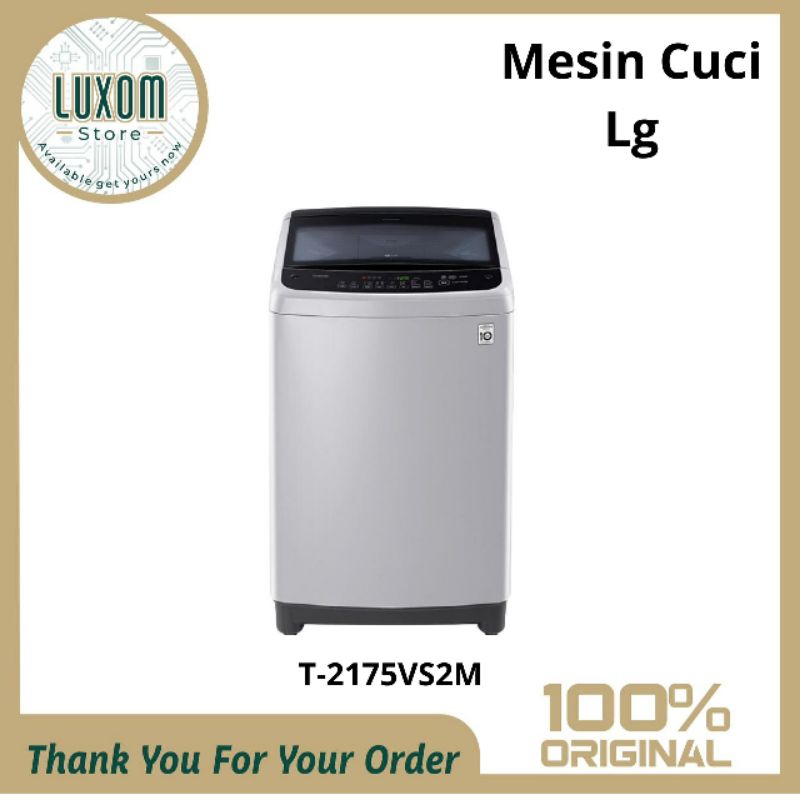 Mesin Cuci LG T-2175VS2M (7,5kg) /Mesin cuci lg 1 tabung/Mesin cuci