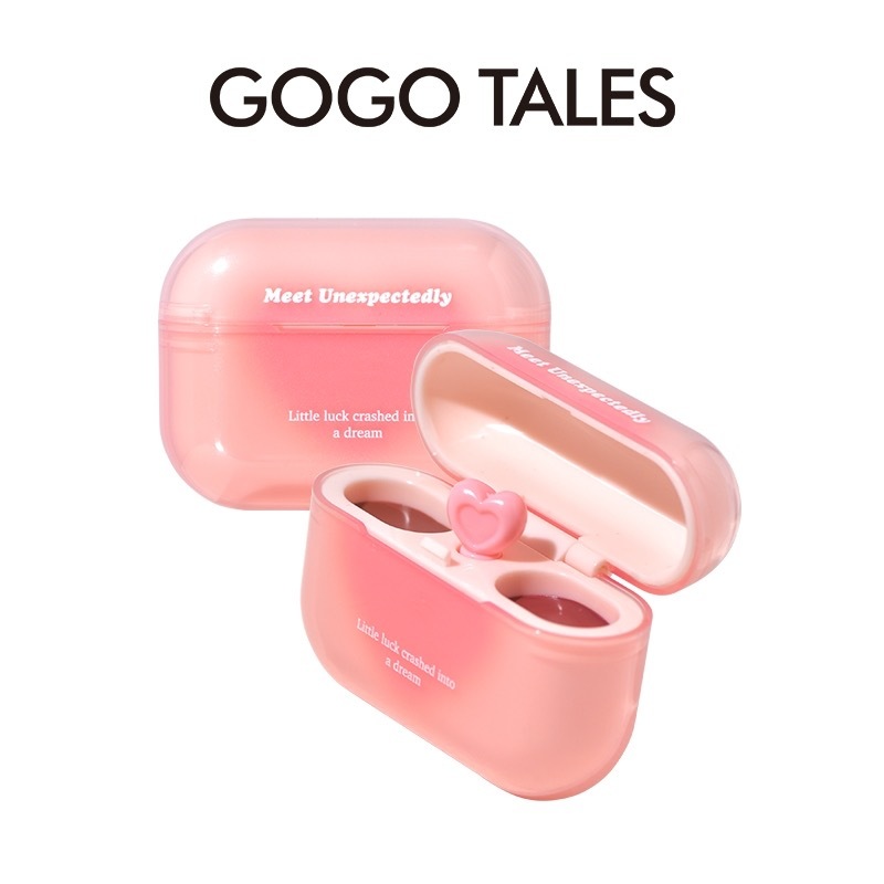 Gogo Tales Lipstik Airpods Lovely Cloud 2 in 1 Combination Liptint Lipcream Double Layer Lipgloss