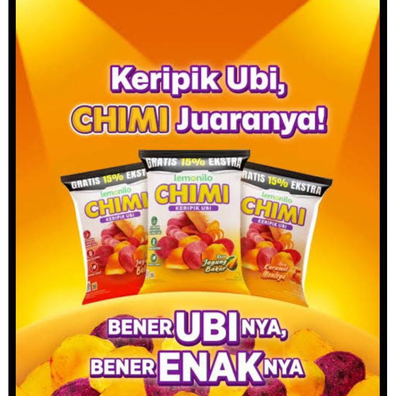 

Bravo Bojonegoro - Lemonilo Chimi keripik Ubi 41gr