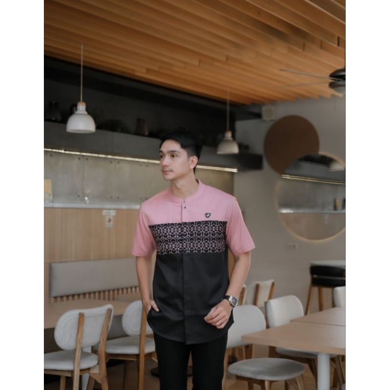 Model Kombinasi Terbaru Baju Kurta Pakistan Pria Dewasa Lengan Pendek Progressman Premium Murah