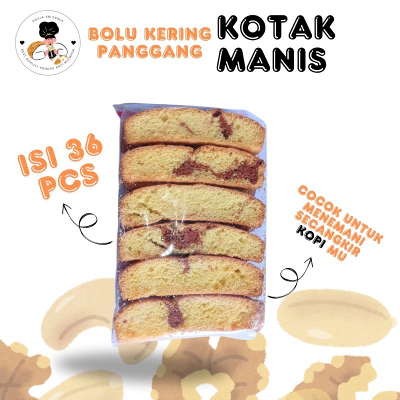 

BOLU PANGGANG MARMER RENYAH KOTAK 310gram