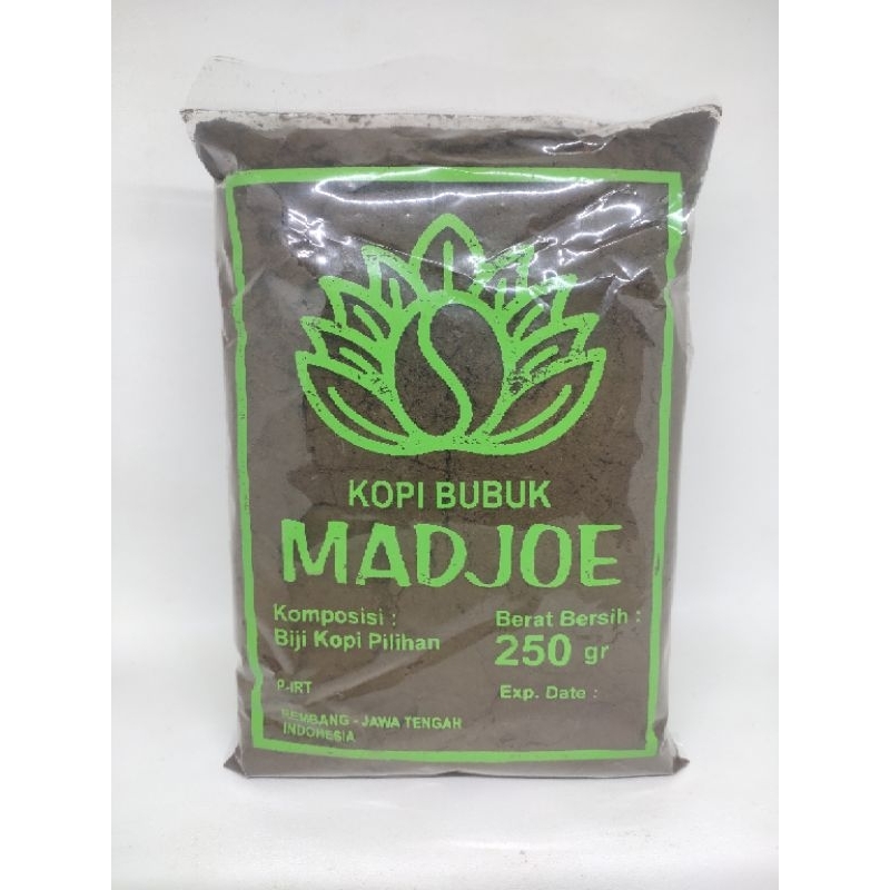 

KOPI LELET LASEM - KOPI MADJOE ,ORIGINAL LASEM DENGAN KEMASAN EKONOMIS 250gr HARGA TERJANGKAU