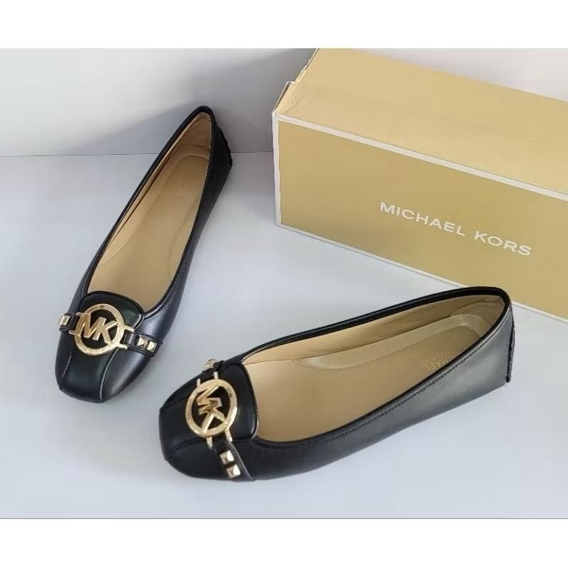 Michael Kors Sepatu Flat Hitam Wanita