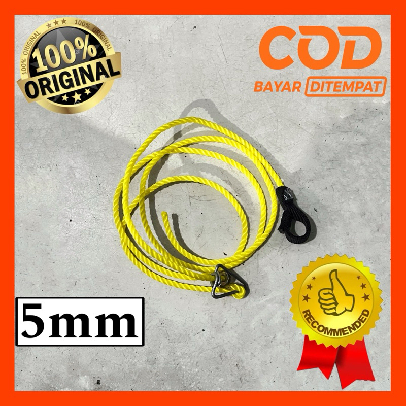 Tali Ayam (5mm) KUNING Panjang 150cm Tali Ayam Philipin Filipin Gamefowl