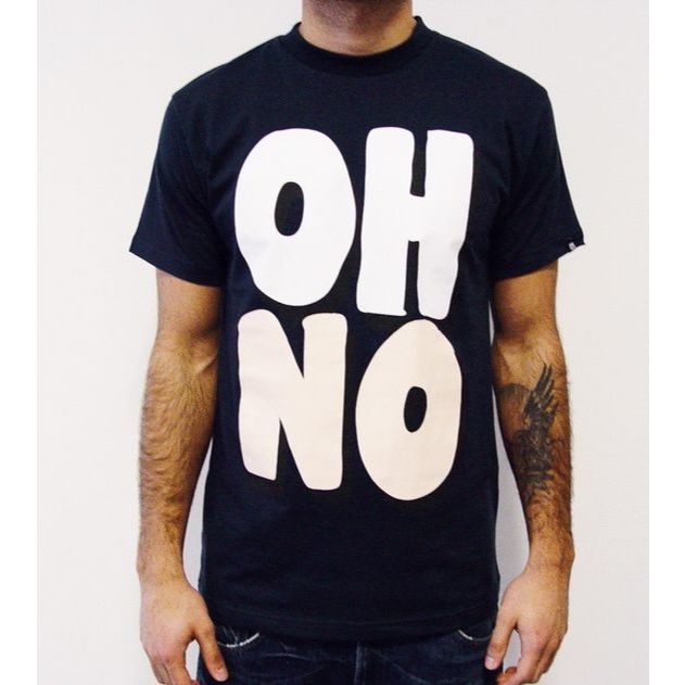 OH NO kaos sablon unik hitam kaos pria terbaru kaos premium fashion pria baju cowok keren sablon gam