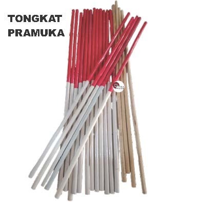 

Tongkat Pramuka / Toya Pramuka Merah Putih Bahan Kayu Panjang 160 cm