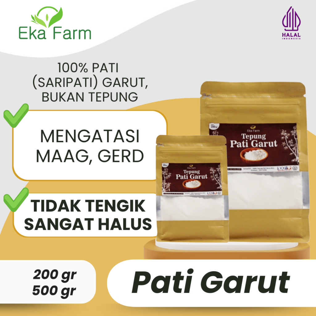 

Tepung Garut Organik Eka Farm Kemasan 500gr Eka Farm - Eka Farm Official