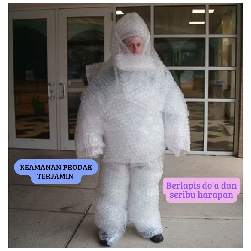 

Tambahan extra bubble wrap
