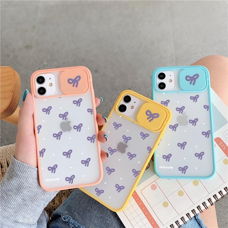 SS1045 Case For REALME C12 C25 C15 6 PRO 7 8 8 PRO 9 4G Ribbon Slide Case Camera Buka tutup Acrilyc 