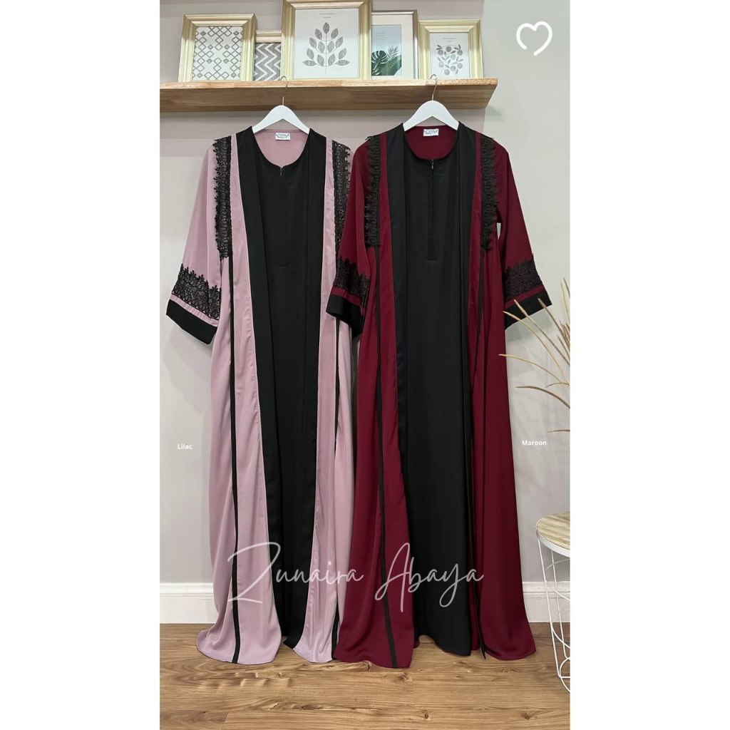 ABAYA MUSLIMAH || ZUNAIRA ABAYA SET DRESS|| HIJAB || GAMIS SET WANITA || PAKAIAN WANITA|| BAJU SYARI
