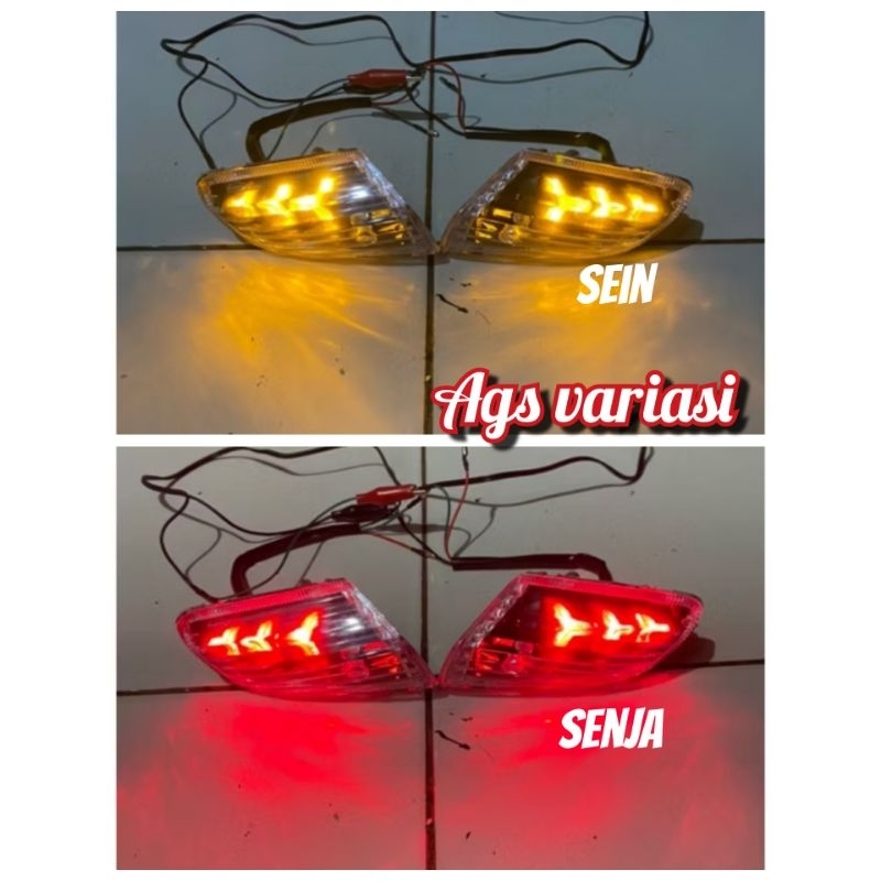 Depan Supra X 100 Supra 100 Old CustomLed Running