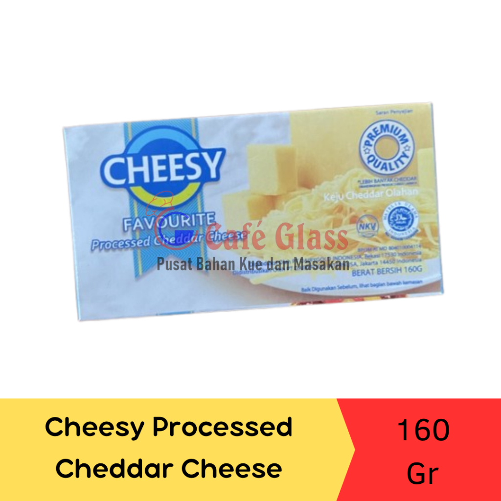 

Cheesy Processed Cheddar Cheese 160Gr