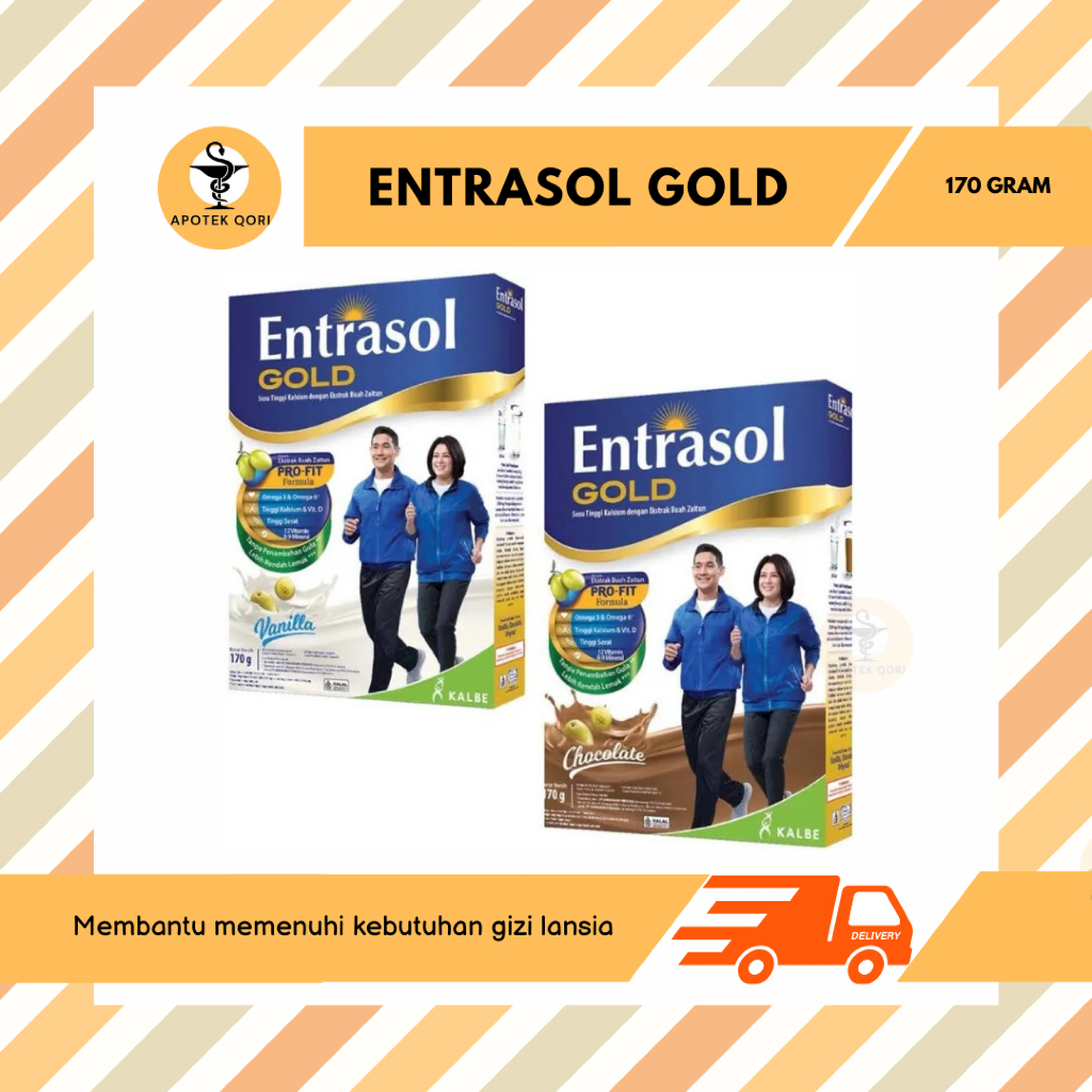 

ENTRASOL GOLD RASA COKLAT VANILA 170 G/TINGGI KALSIUM/MENJAGA KESEHATAN TULANG