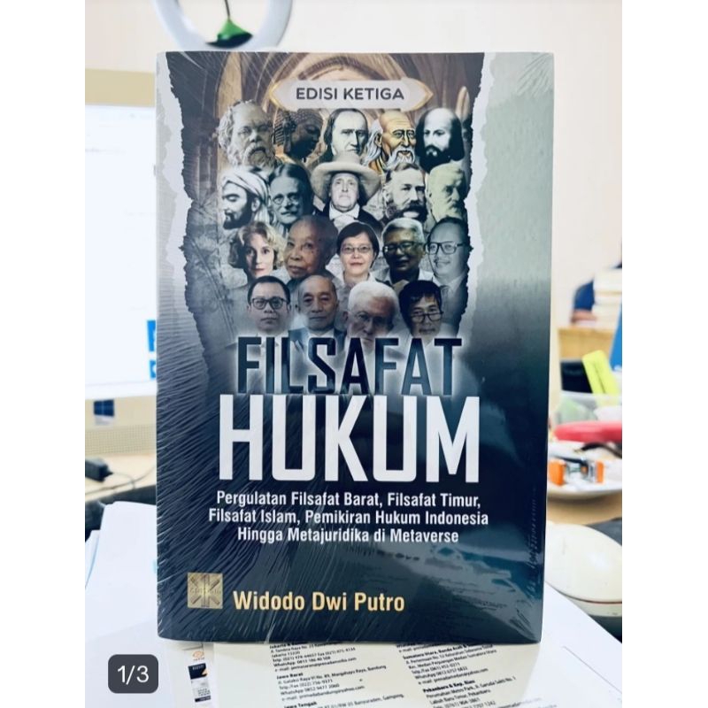 BUKU ORIGINAL FILSAFAT HUKUM Pergulatan filsafat Barat Edisi ketiga Widodo Prenada
