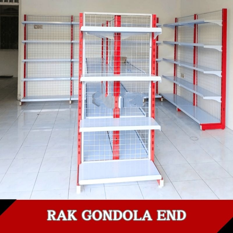 Rak Toko MINIMARKET  END GONDOLA SERBAGUNA  MURAH BERKUALITAS