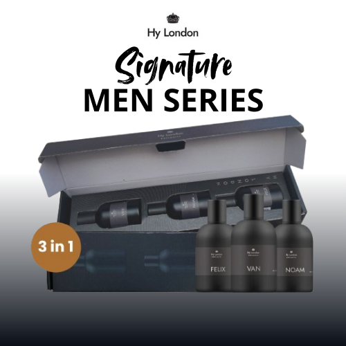 Hy London MEN SERIES Parfum Paket isi 3 Free Box