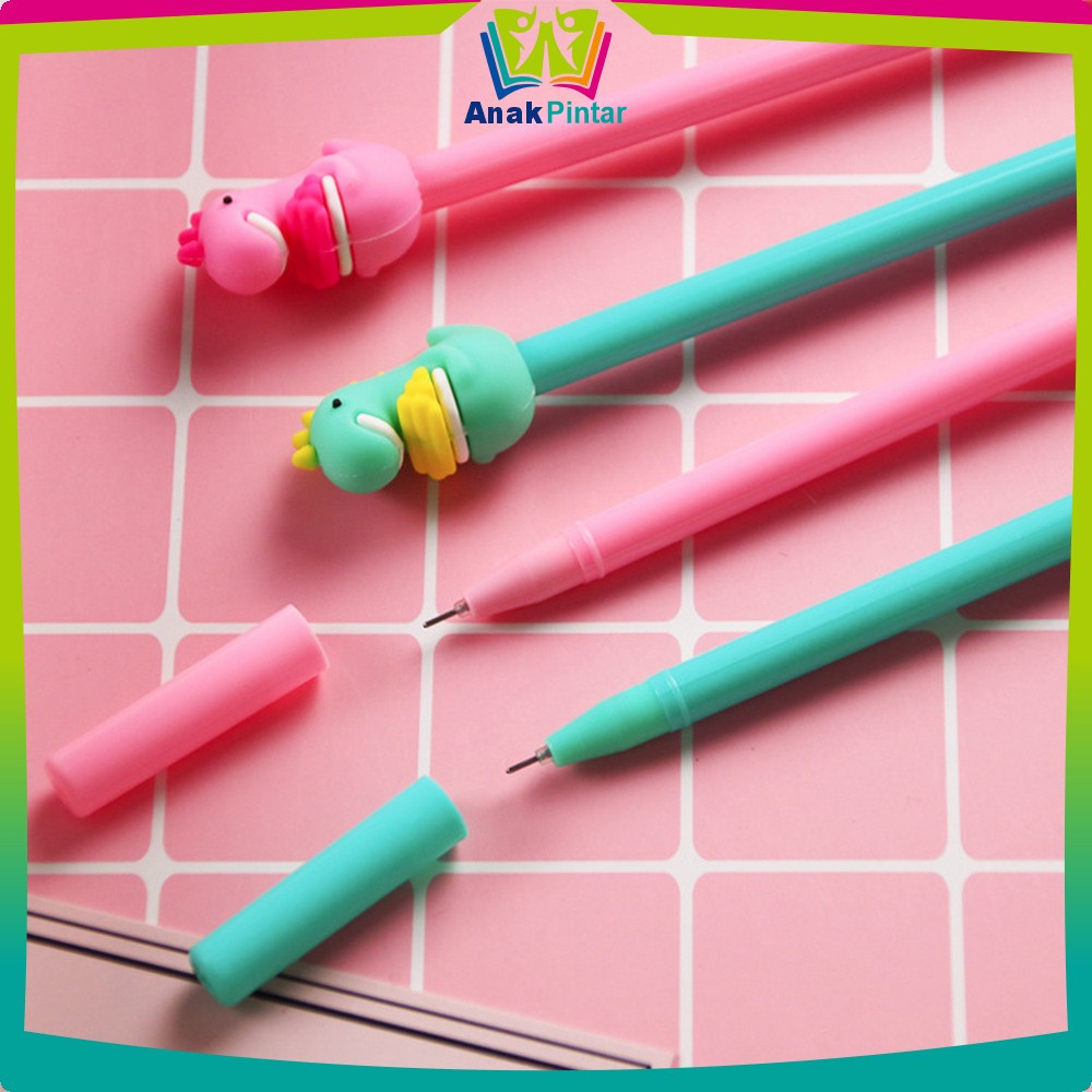 

Pulpen Gel Dinosaurus Pena Pen Dino Bolpen Bolpoin Unik Ballpoint Lucu / Pulpen Karakter Dinosaur Anak Pintar A33